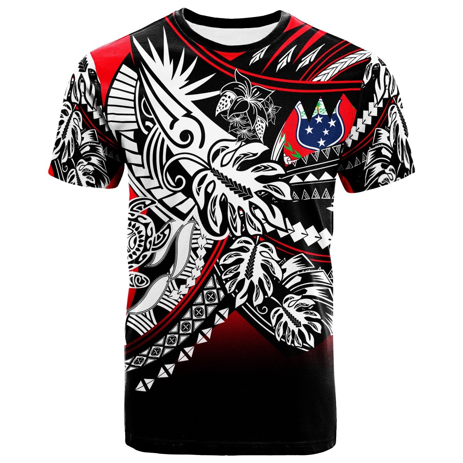 Samoa T - Shirt - Tribal Jungle Pattern