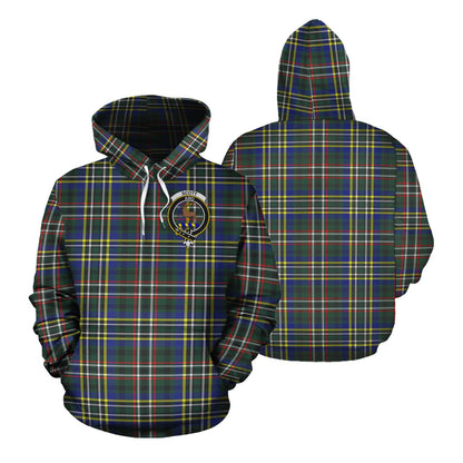Printivon Scott Green Modern Tartan Hoodie