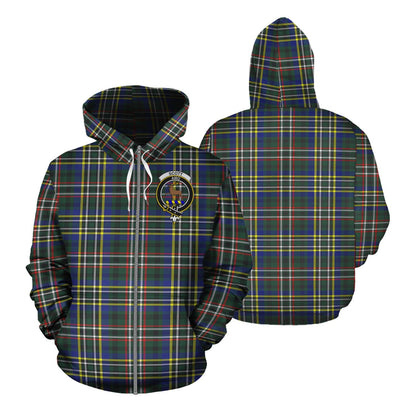 Printivon Scott Green Modern Tartan Hoodie