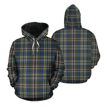 Printivon Scott Green Modern Tartan Hoodie