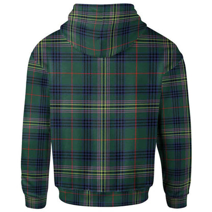 Printivon Scottish Kennedy Modern Clan Tartan Hoodie