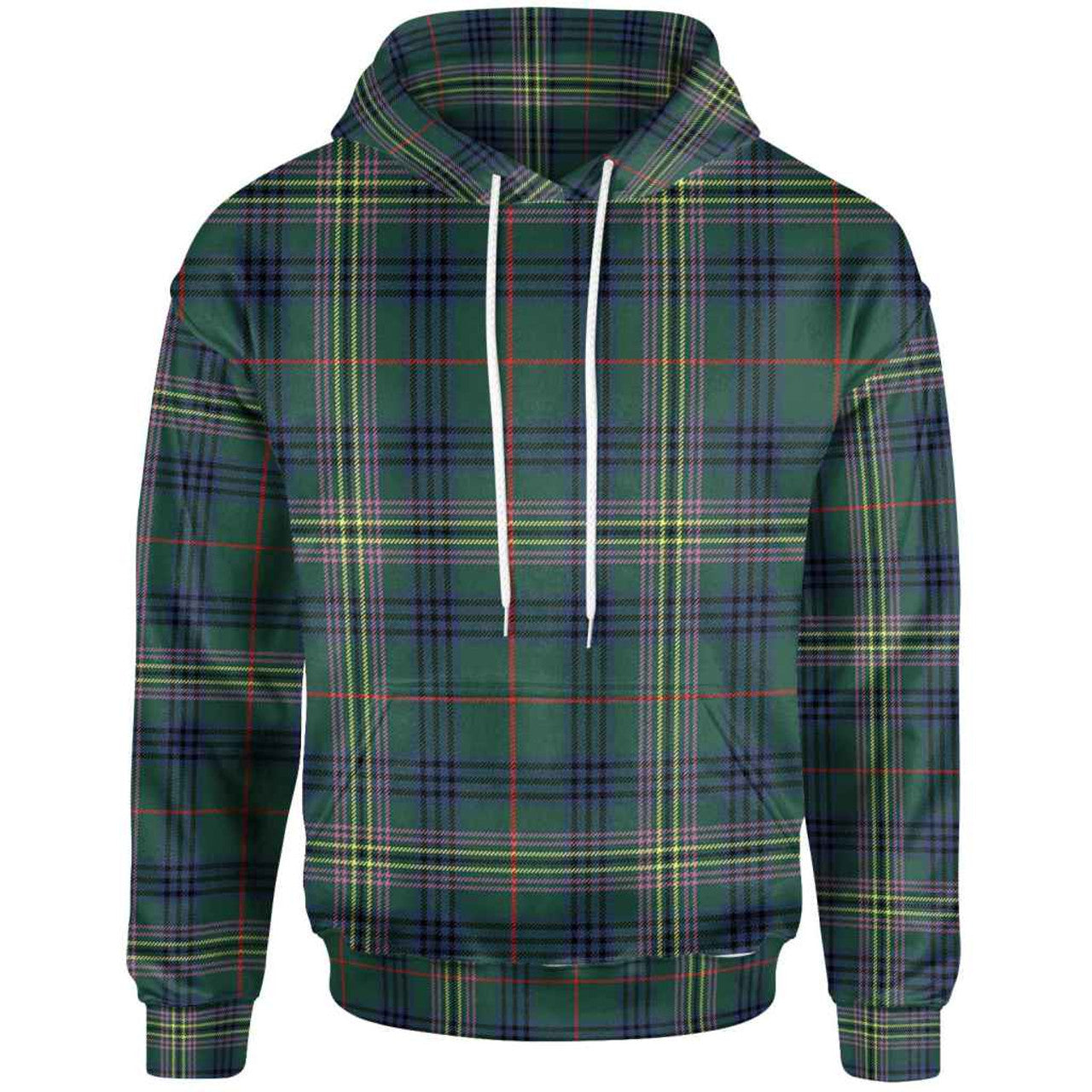 Printivon Scottish Kennedy Modern Clan Tartan Hoodie