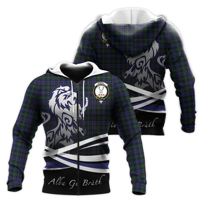 Printivon Sempill Tartan Scottish Lion Hoodie