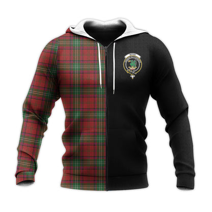 Printivon Seton Tartan Personalize Half Hoodie