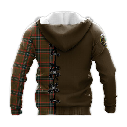 Printivon Seton Hunting Modern Tartan Hoodie Lion Rampant And Celtic Thistle Style