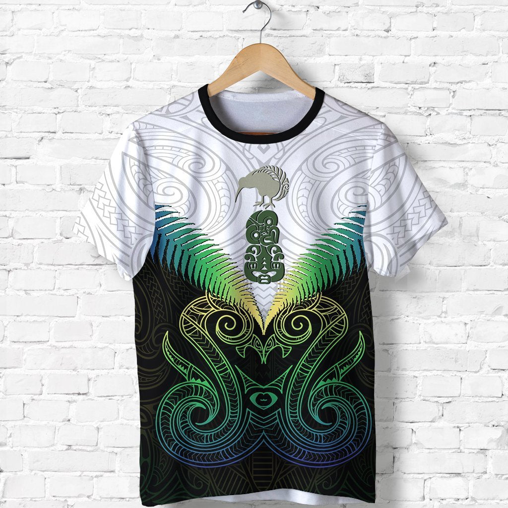 Maori Manaia New Zealand T Shirt Rasta