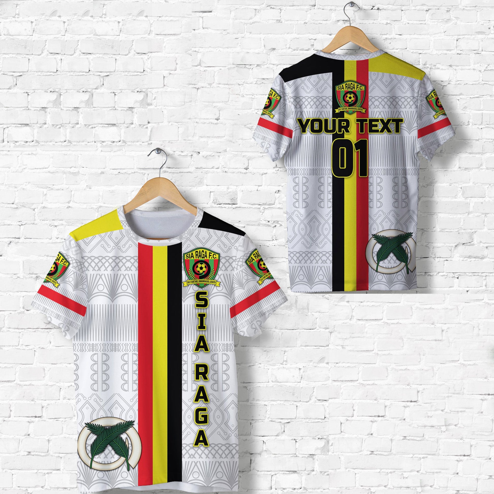 (Custom Personalised) Vanuatu Sia Raga Football Club T Shirt Simple Style