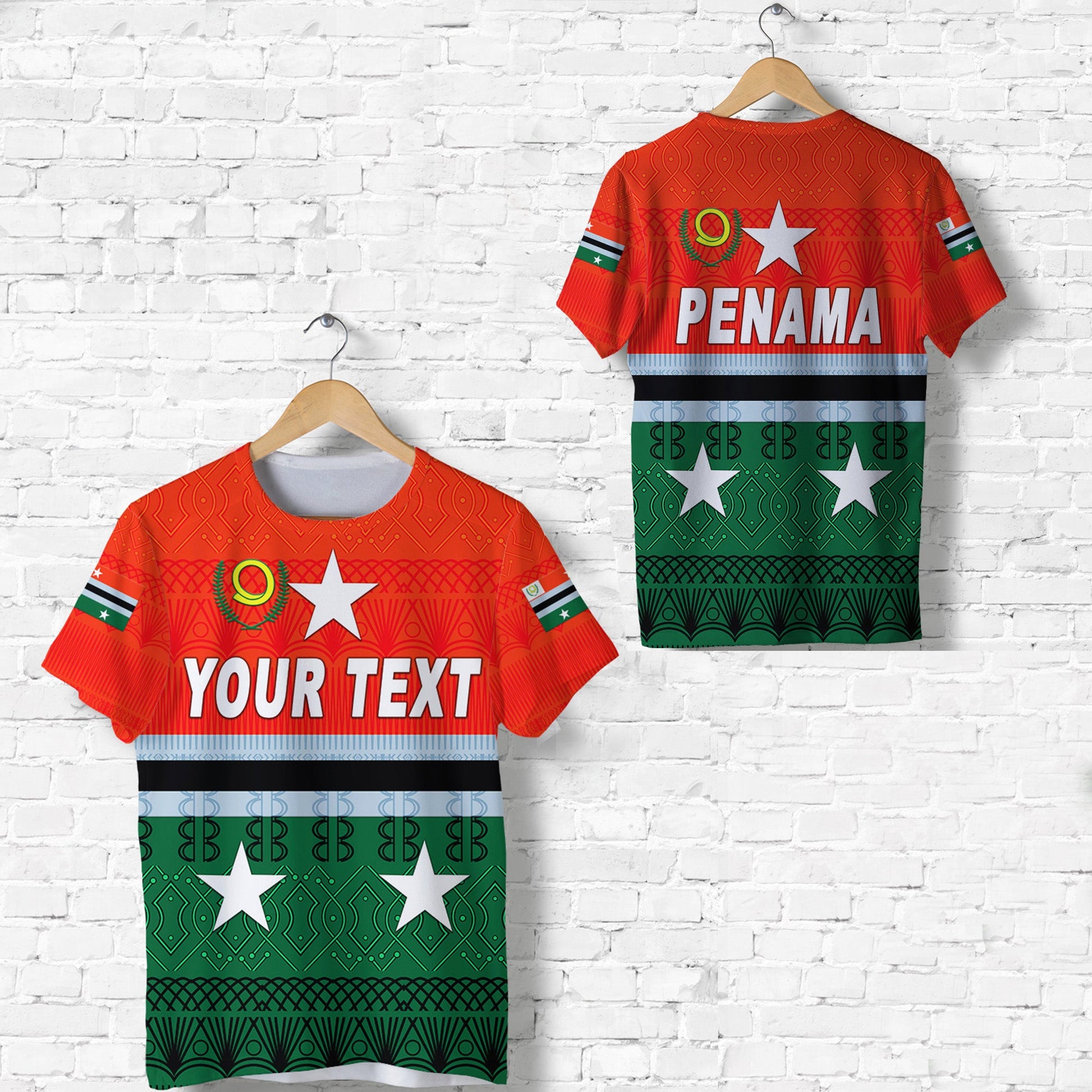(Custom Personalised) Penama Province T Shirt Vanuatu Pattern Traditional Style