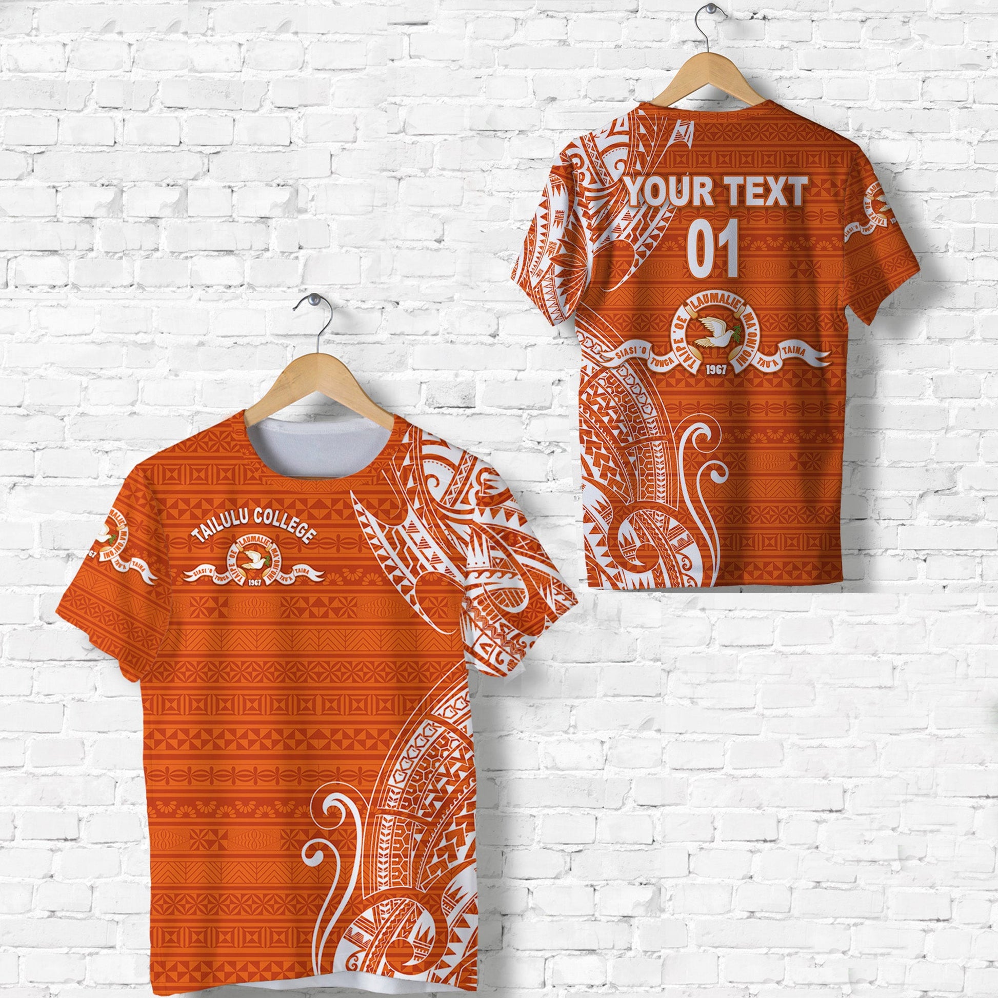 Custom Personalised Tonga Tailulu College T Shirt Simple Vibes