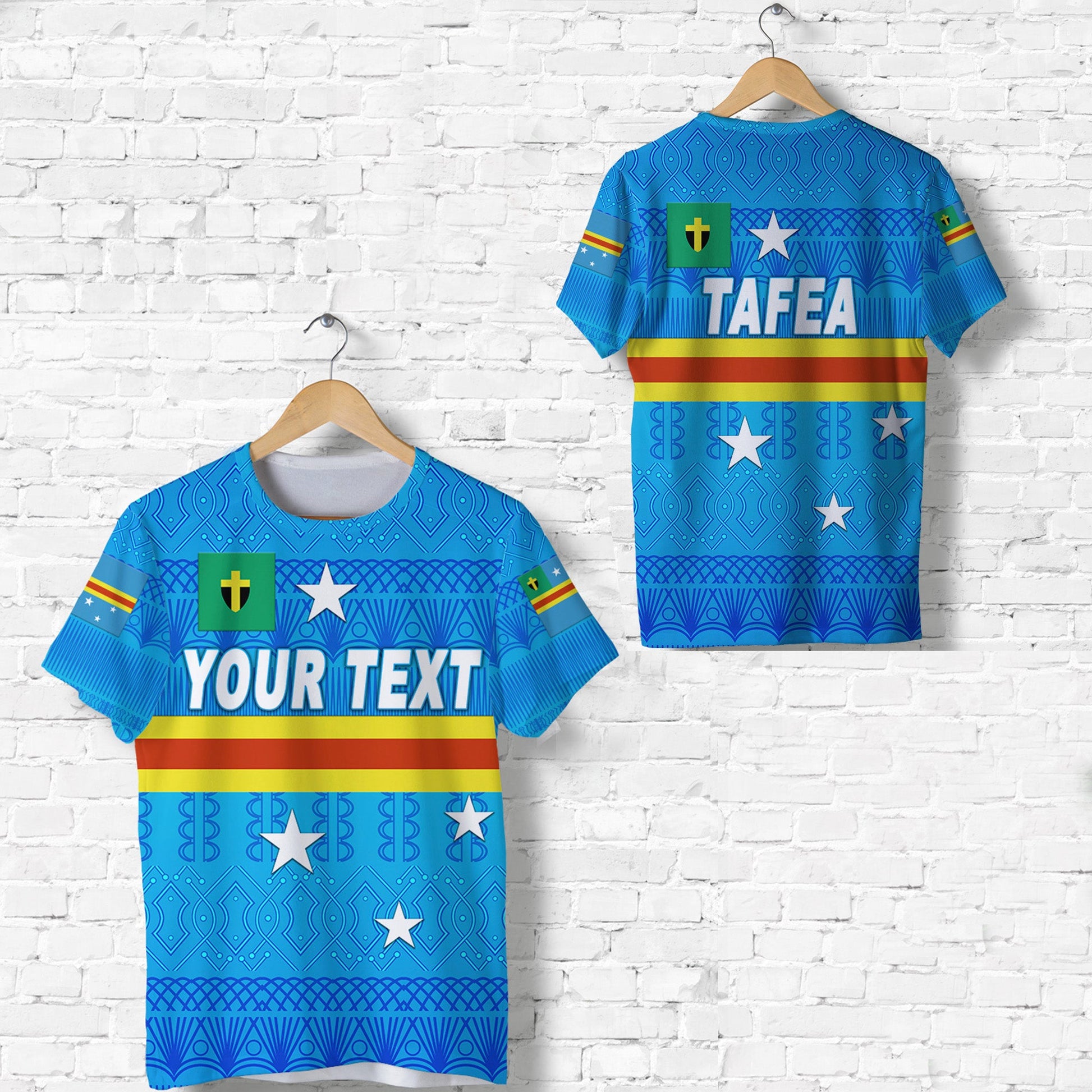 (Custom Personalised) Tafea Province T Shirt Vanuatu Pattern Traditional Style