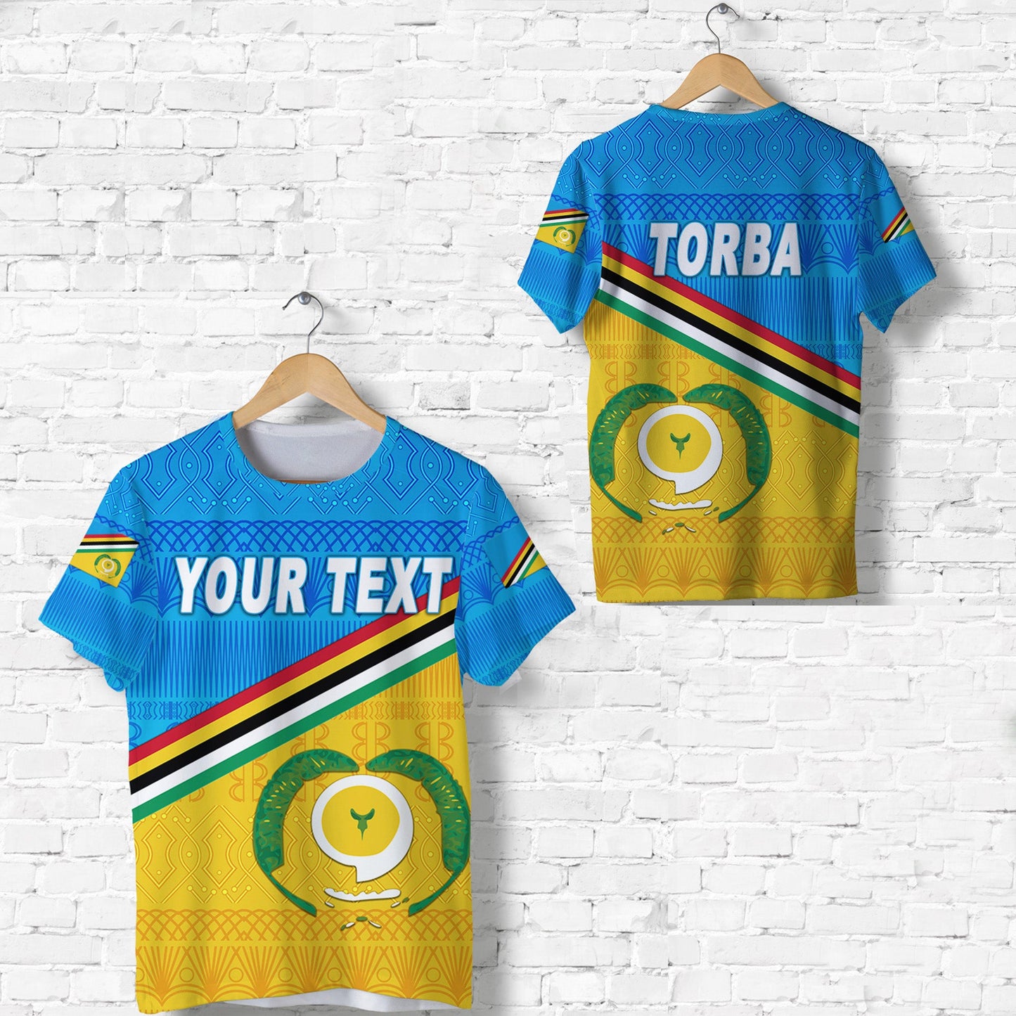(Custom Personalised) Torba Province T Shirt Vanuatu Pattern Traditional Style