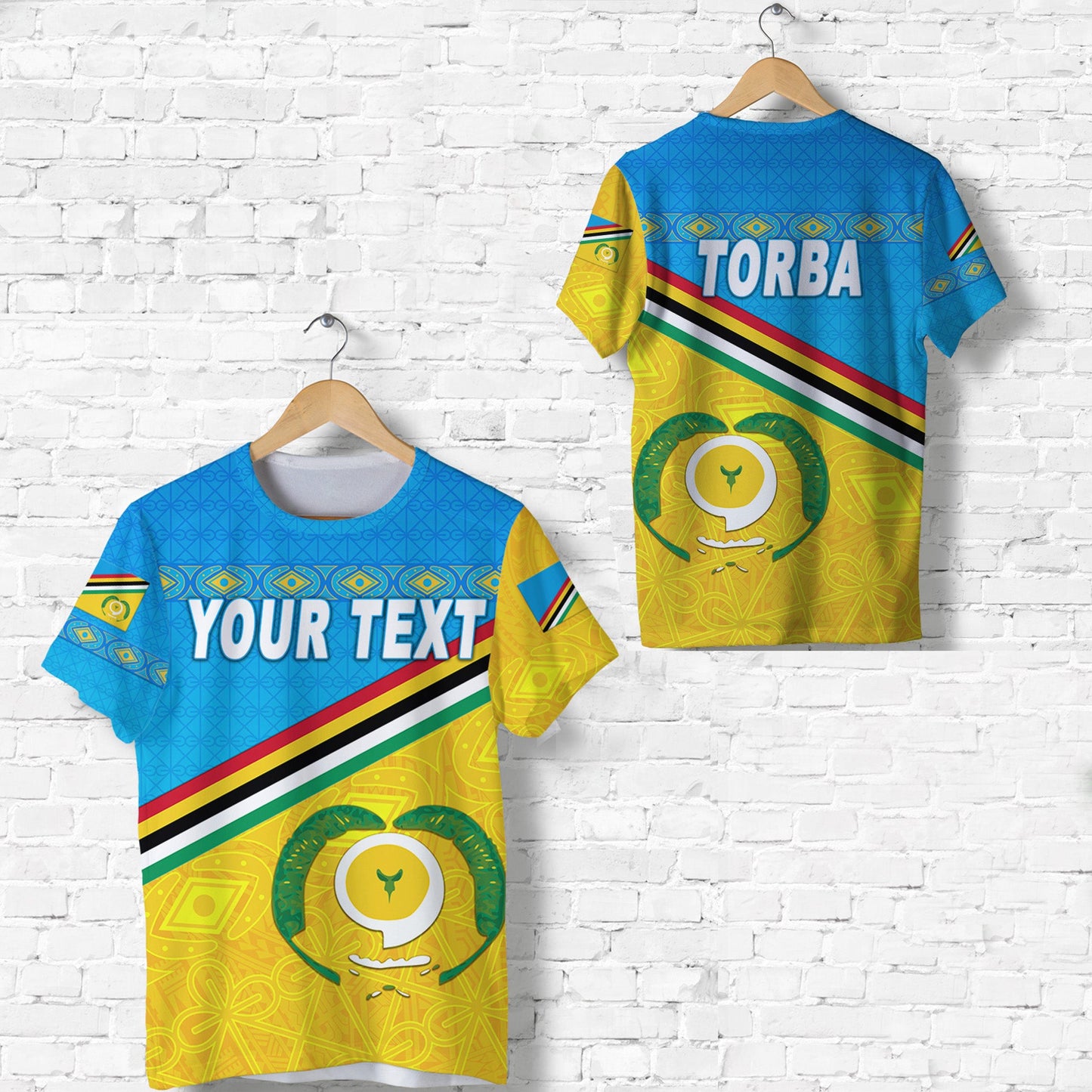 (Custom Personalised) Torba Province T Shirt Vanuatu Pattern Unique Style