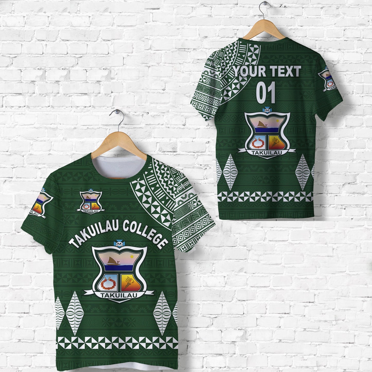 Custom Personalised Tonga Takuilau College T Shirt Simple Style