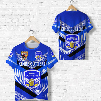Papua New Guinea Kimbe Cutters T Shirt Rugby - Blue
