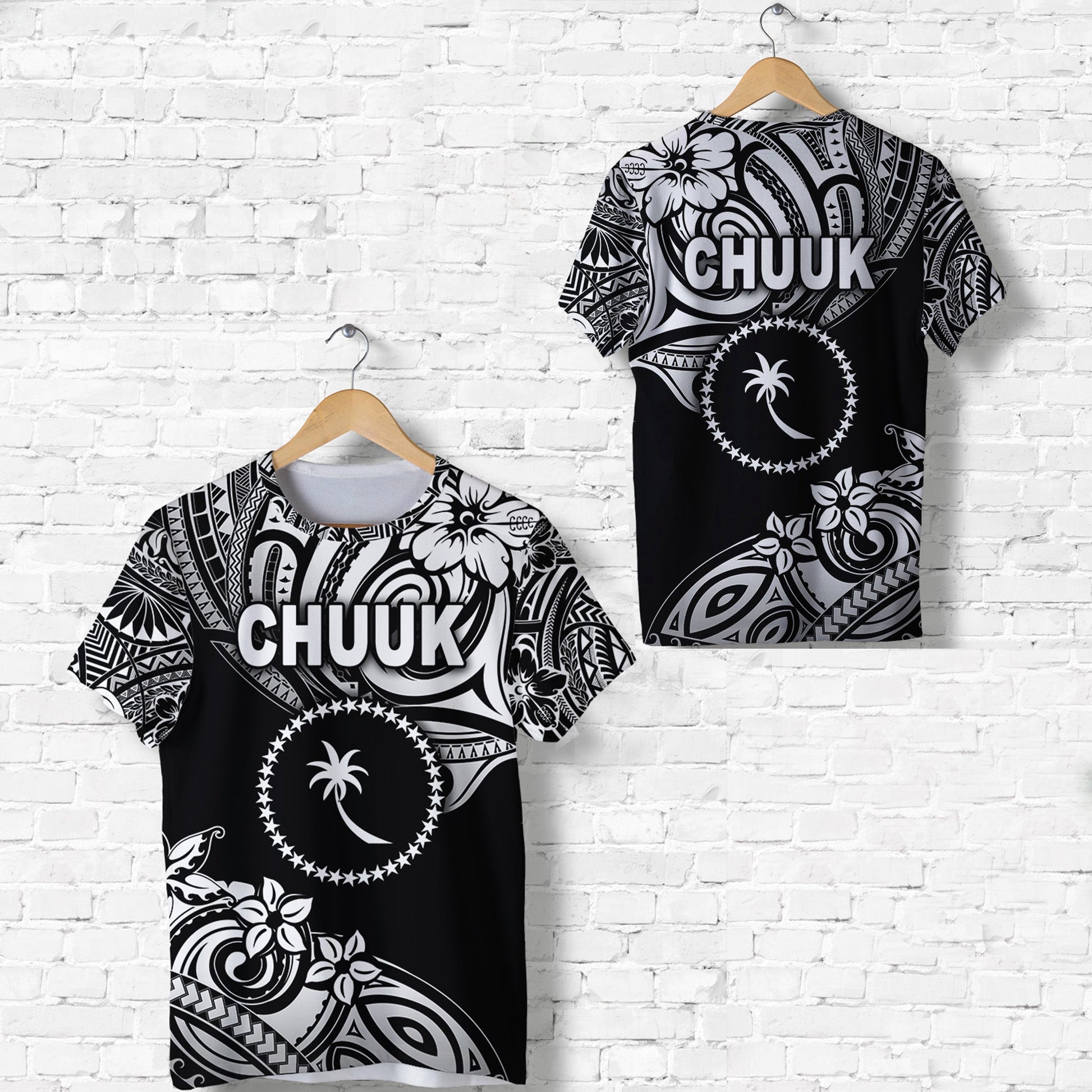 FSM Chuuk T Shirt Unique Vibes Black