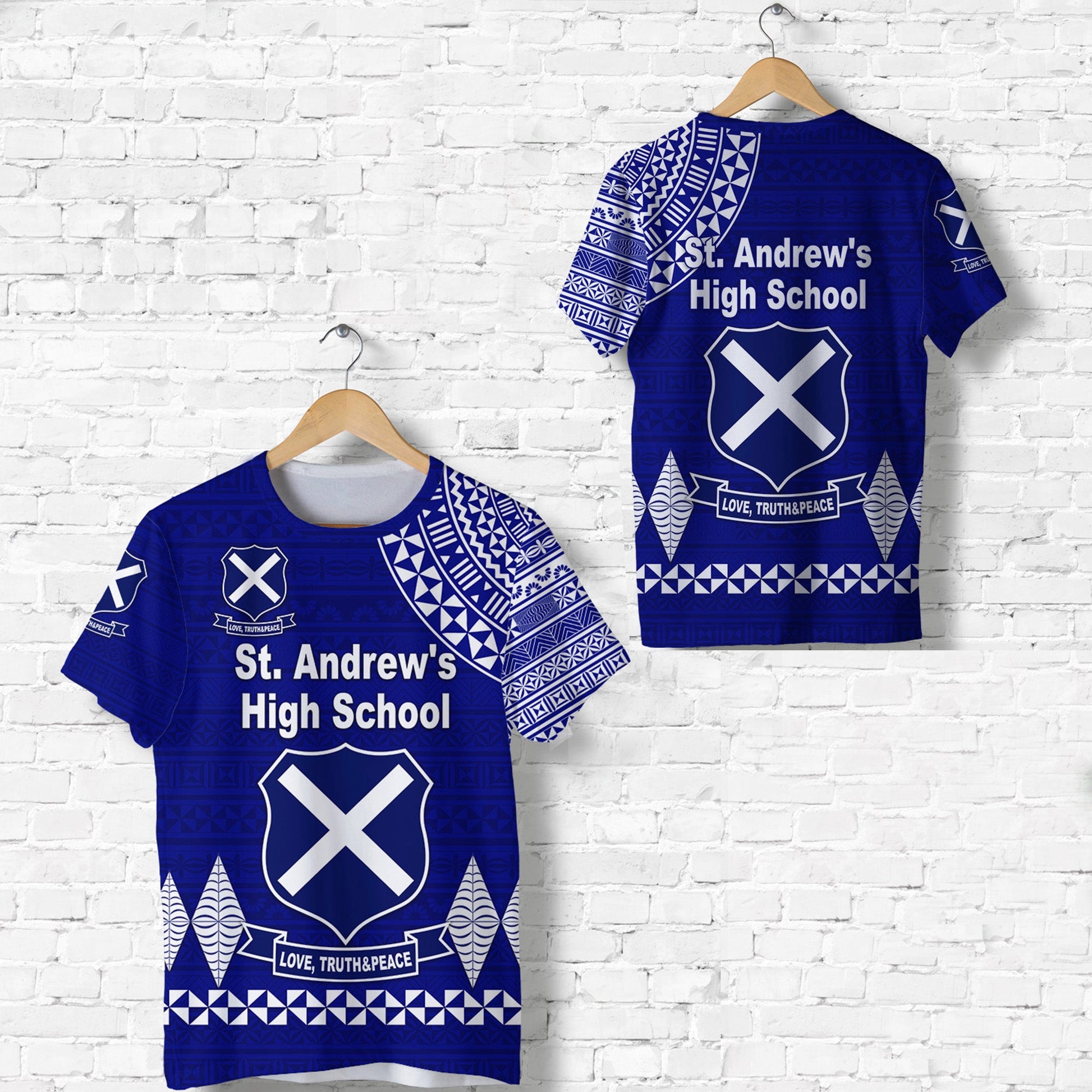 St. Andrew's High School T Shirt Simple Style