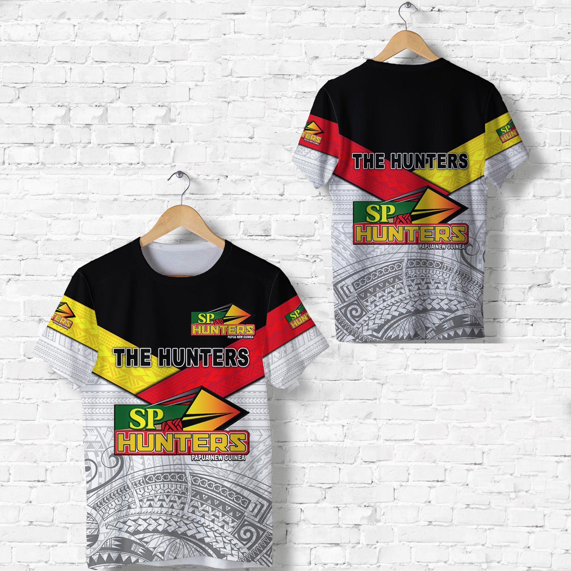 Papua New Guinea Sp Hunters T Shirt Rugby Original Style - White