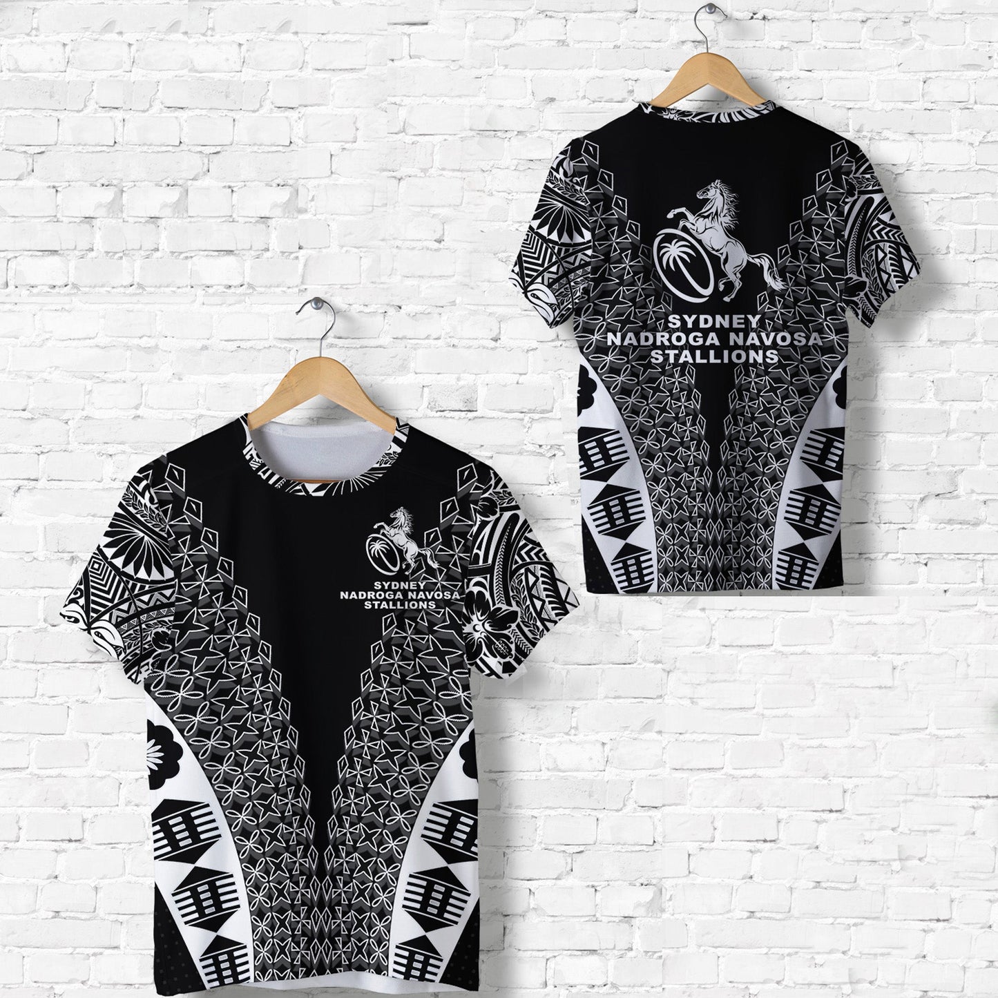 Fiji Rugby T Shirt Sydney Nadroga Navosa Stallions Tapa Vibes