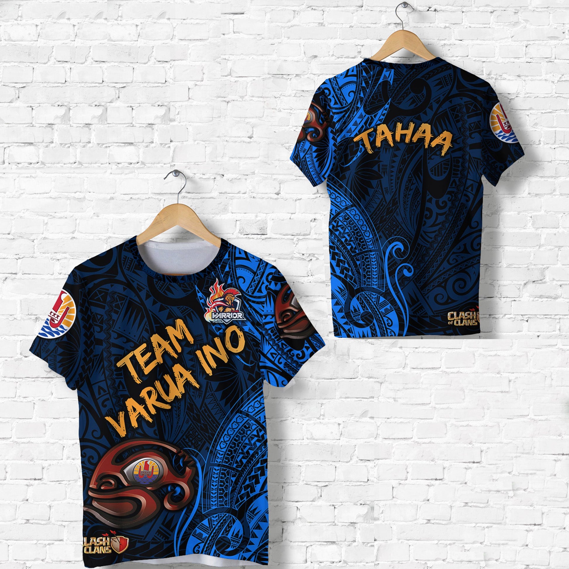 Tahaa Number 15 CW Tahiti PC T Shirt Team Varua Ino Original 011
