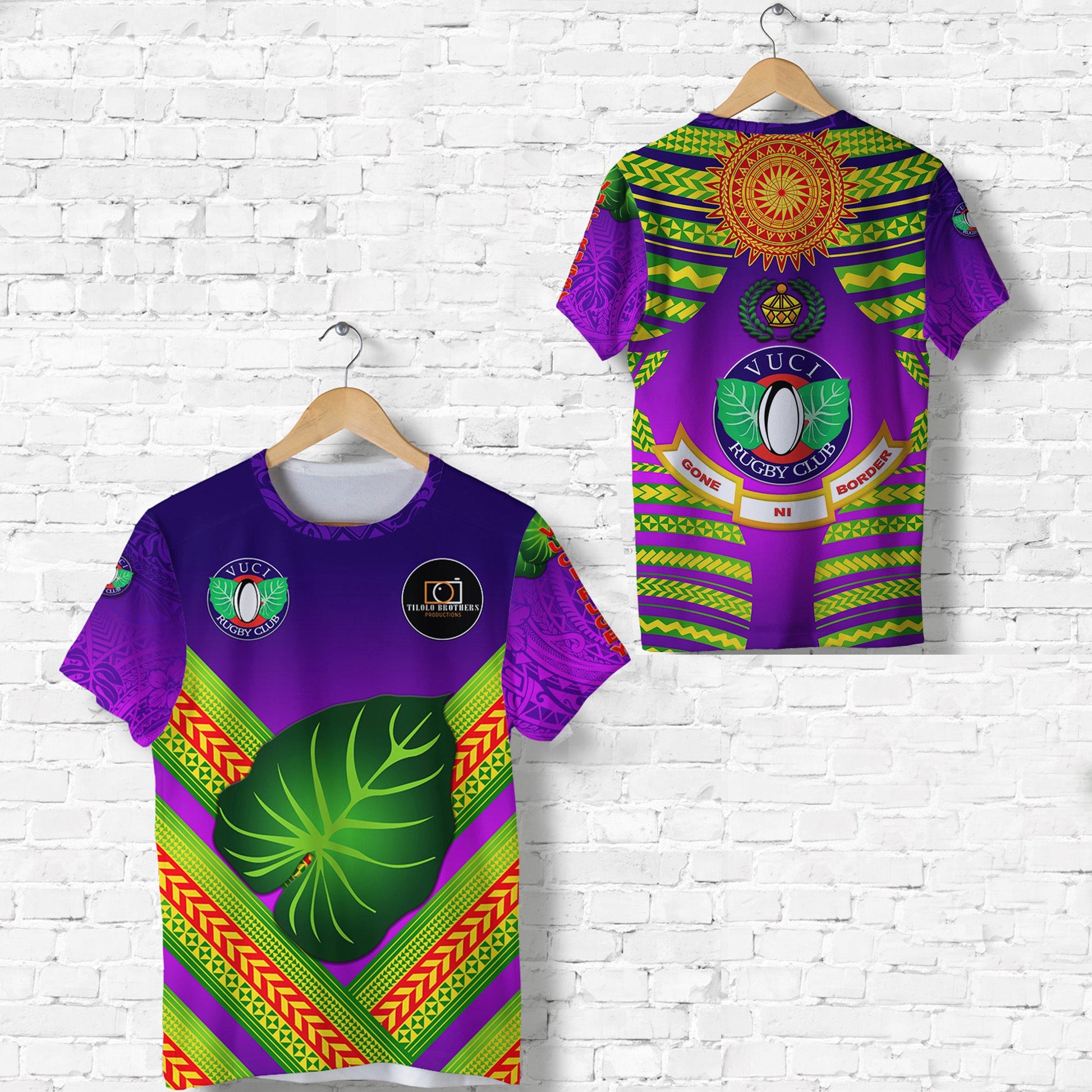 Fiji Vuci Rugby Club T Shirt Creative Style Purple