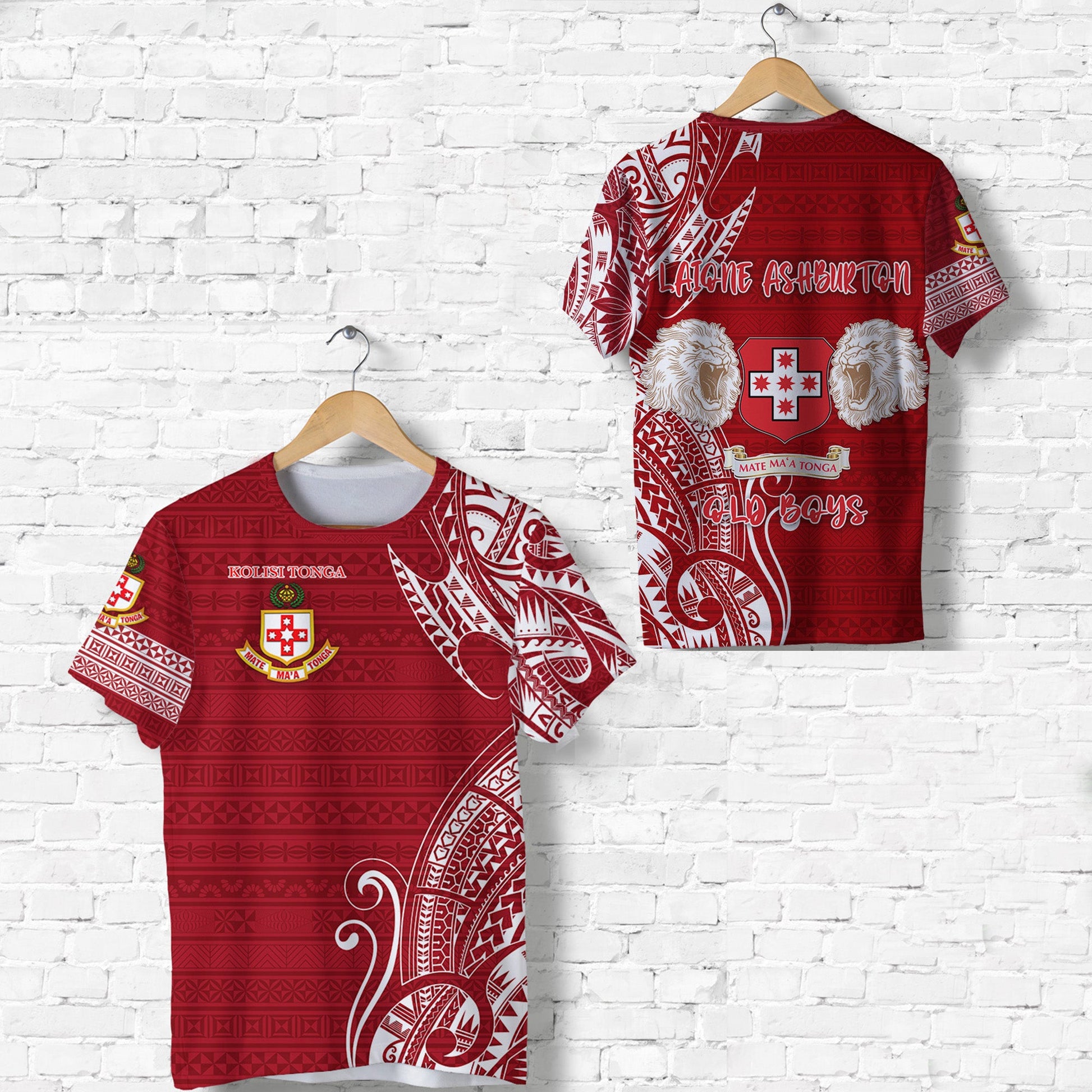 Kolisi Tonga Mate Ma'A Tonga T Shirt Laione Ashburton Old Boys
