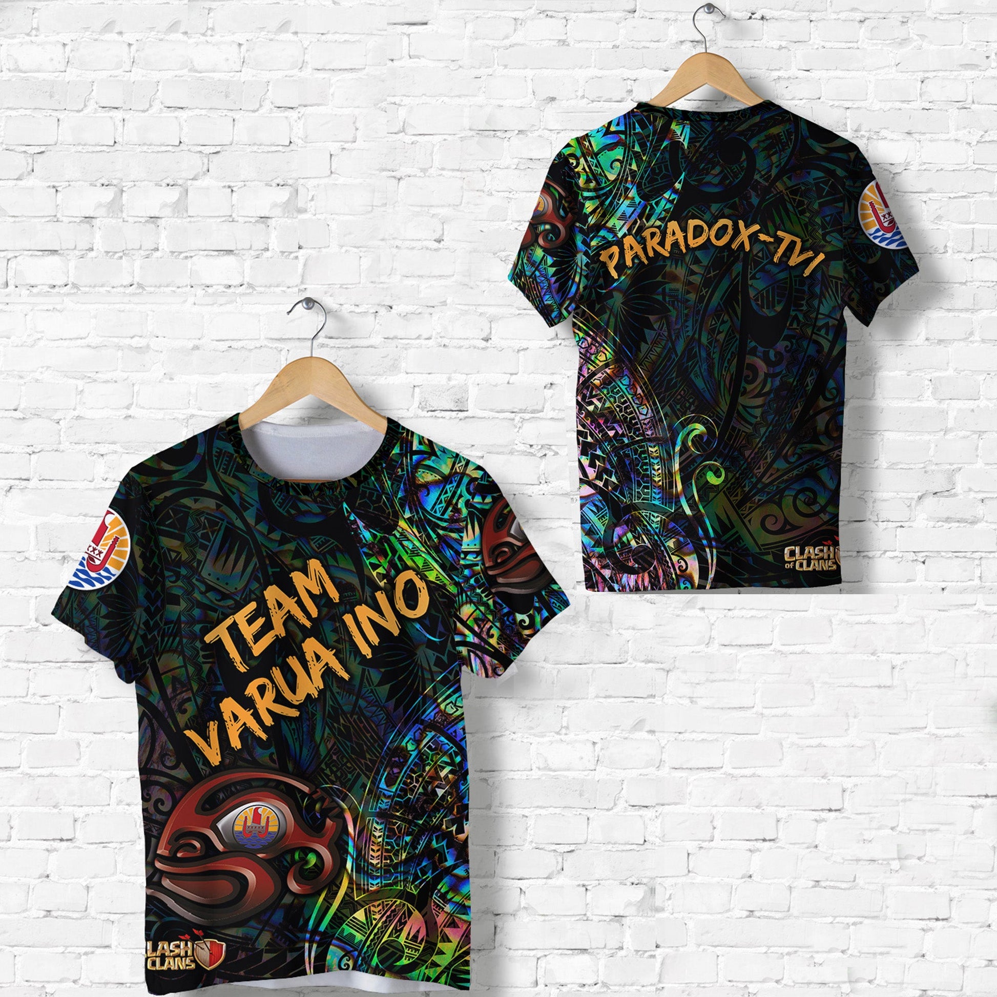 Paradox TVI Number 7 Tahiti PC T Shirt Team Varua Ino Original 007