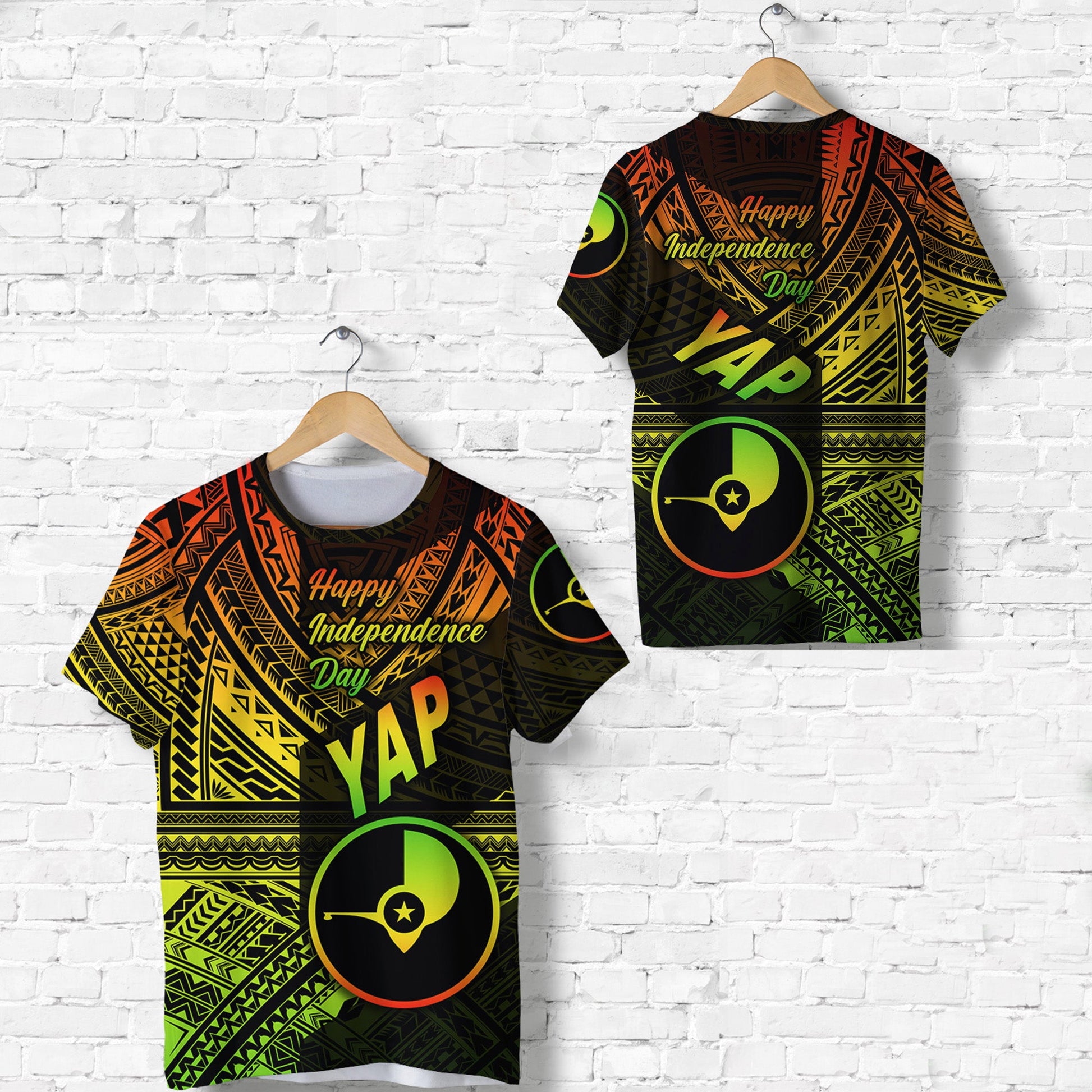 FSM Yap T Shirt Happy Independence Day Original Vibes Reggae