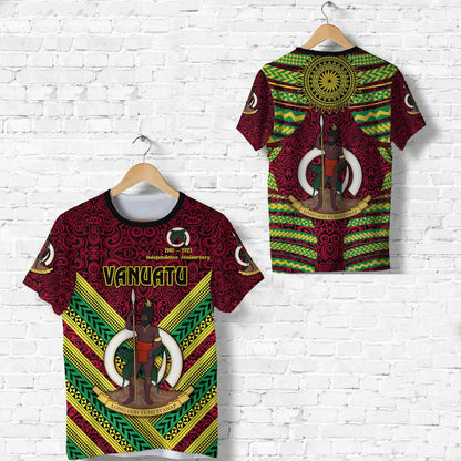 Vanuatu Special Independence Anniversary T Shirt Creative Style Red
