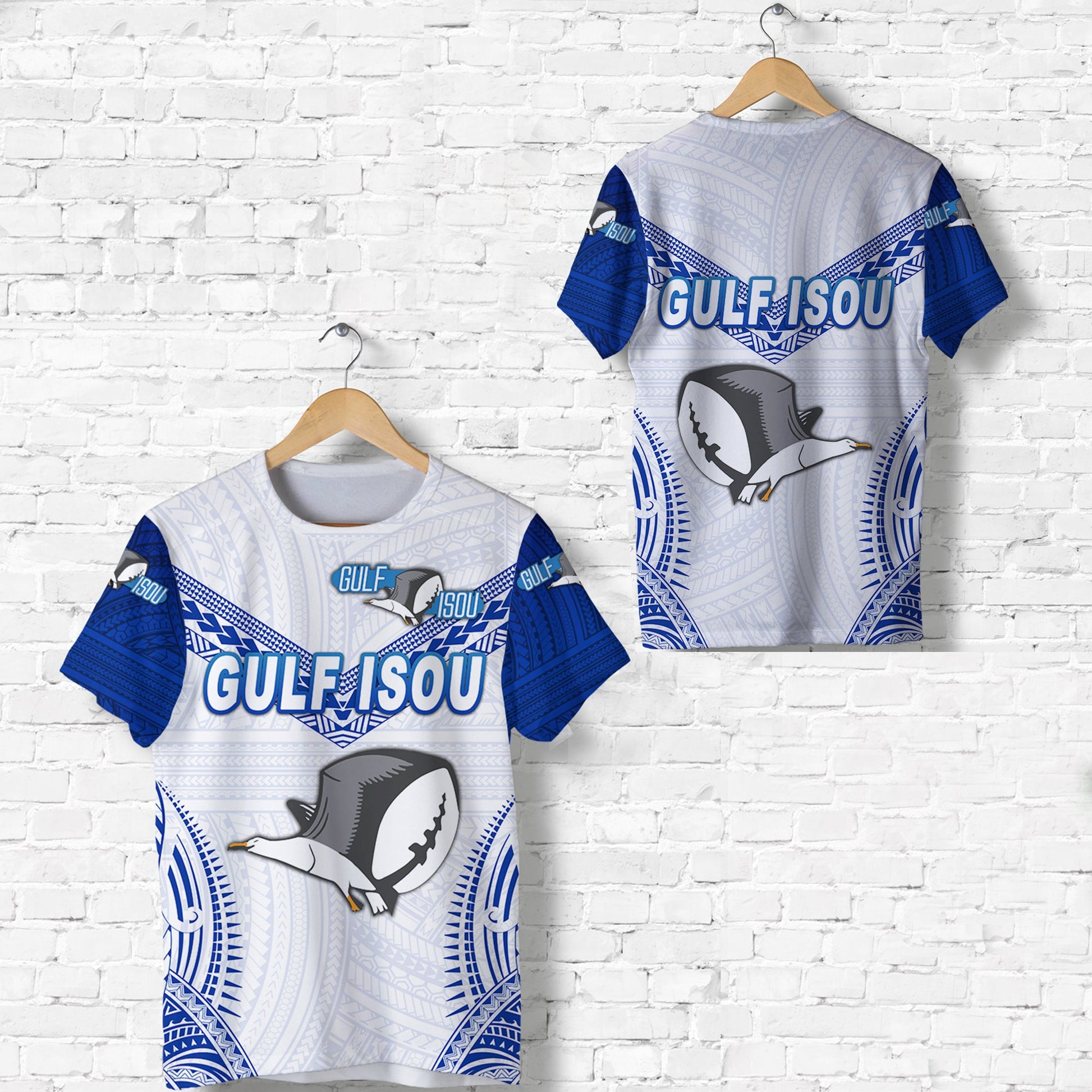 Papua New Guinea Prk Gulf Isou T Shirt Rugby Original Style - White