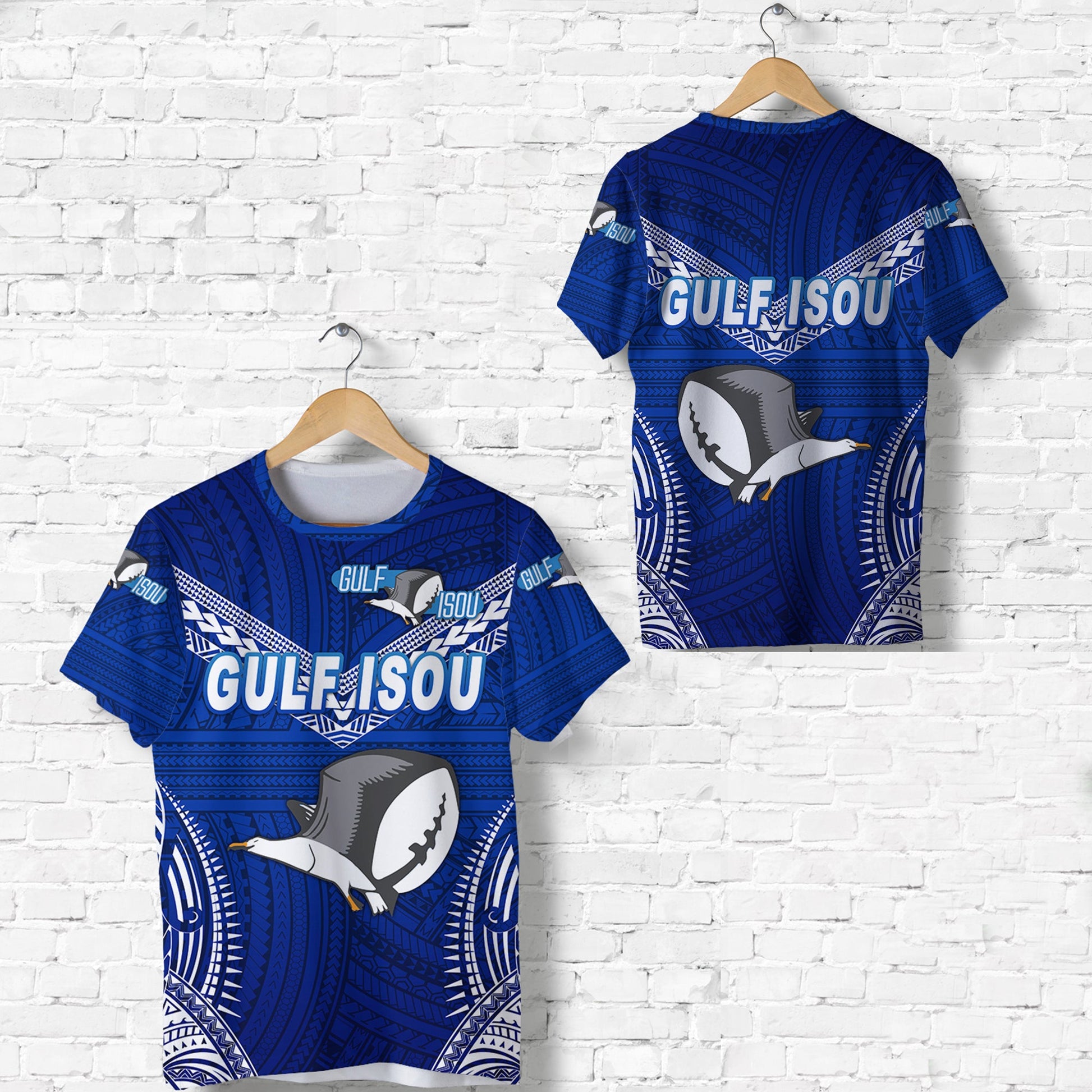 Papua New Guinea Prk Gulf Isou T Shirt Rugby Original Style - Blue