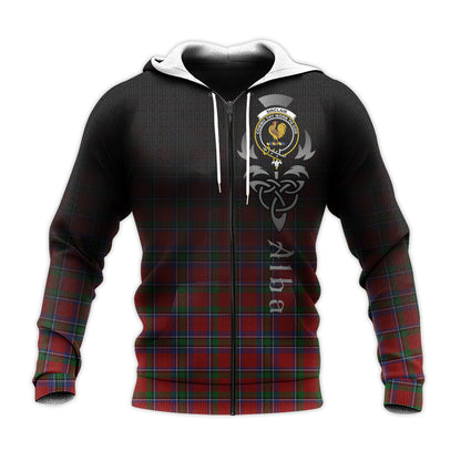 Printivon Sinclair Tartan Crest Alba Celtic Hoodie