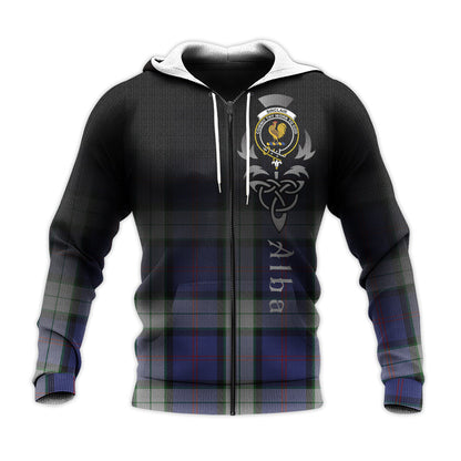 Printivon Sinclair Dress Tartan Crest Alba Celtic Hoodie