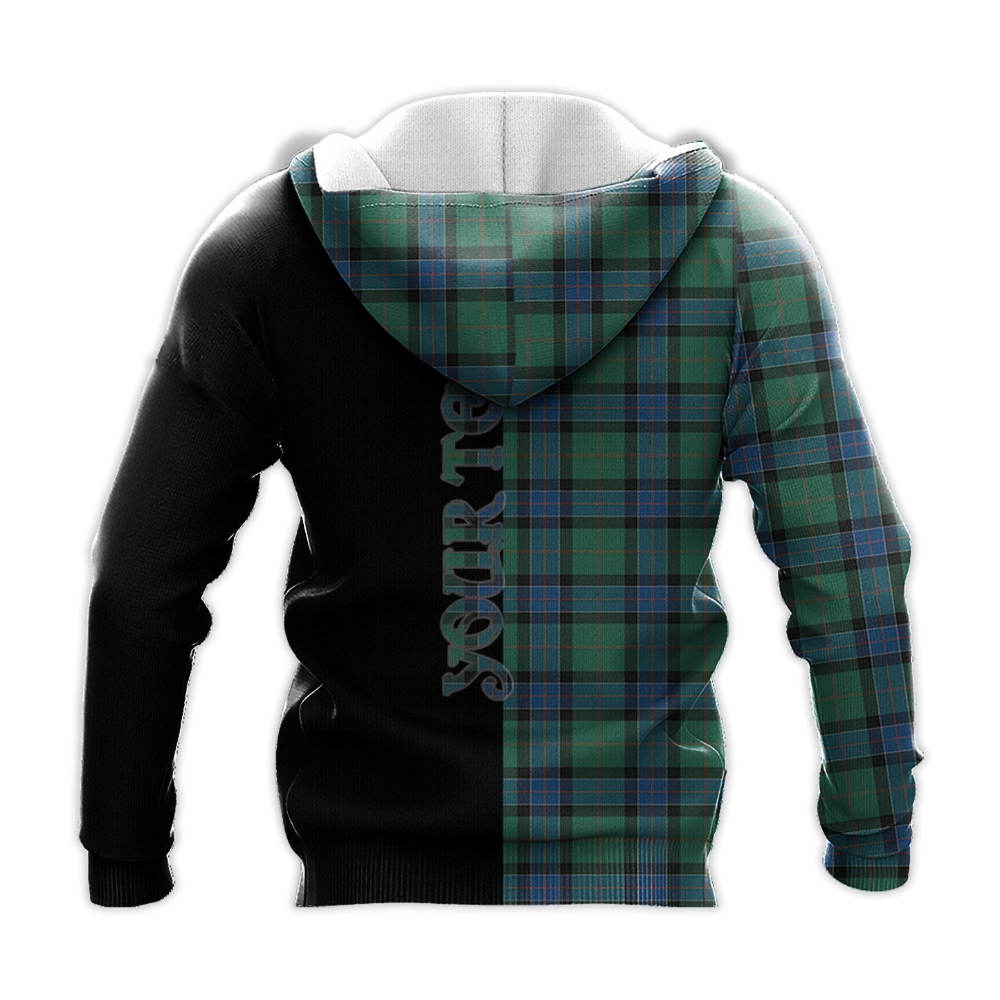 Printivon Sinclair Hunting Ancient Tartan Personalize Half Hoodie