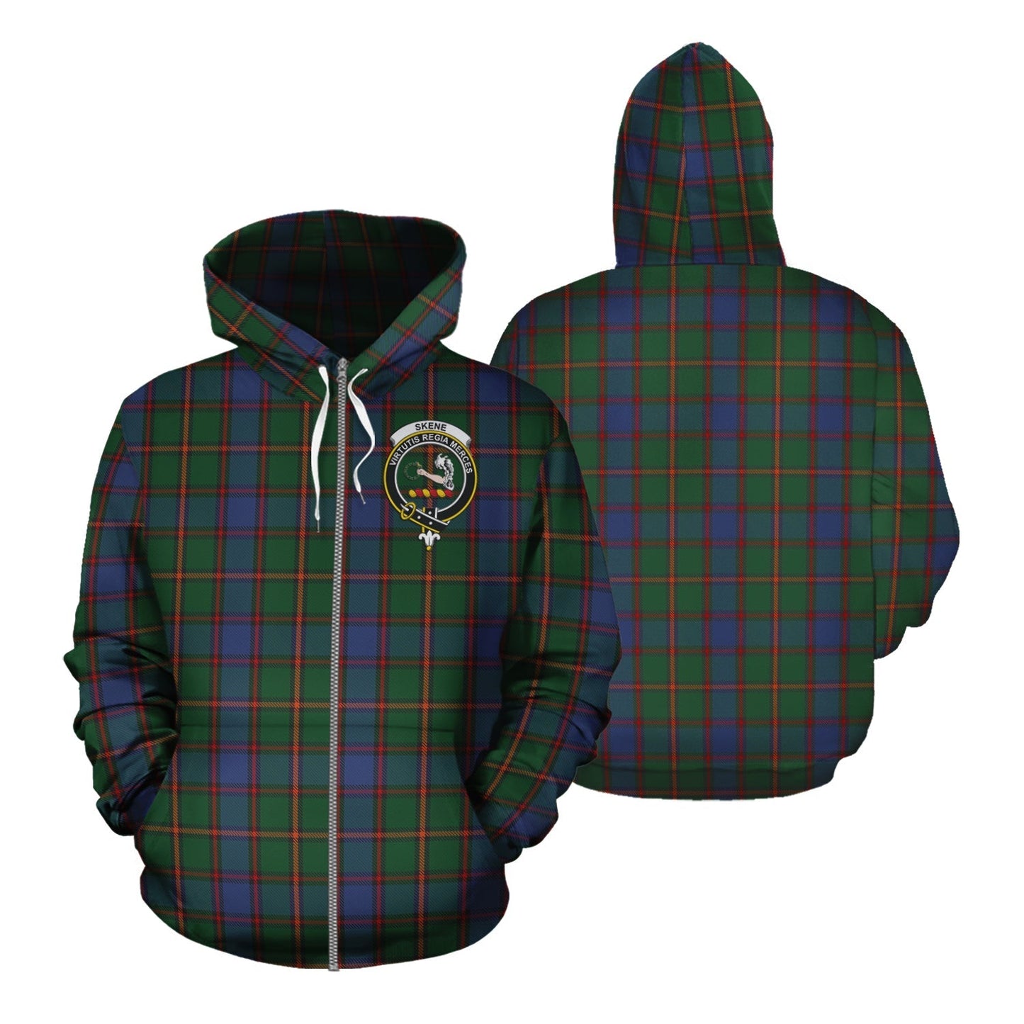Printivon Skene Tartan Hoodie