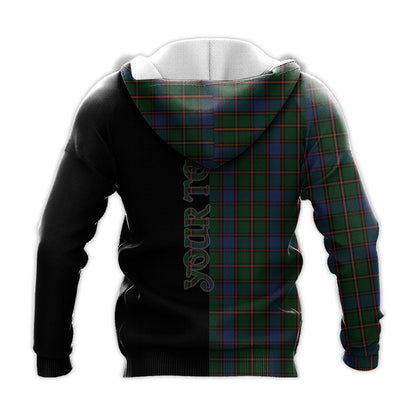 Printivon Skene Tartan Personalize Half Hoodie