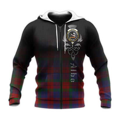 Printivon Skene Of Cromar Tartan Crest Alba Celtic Hoodie
