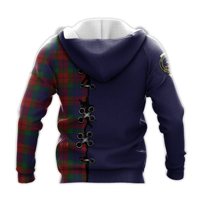 Printivon Skene Of Cromar Tartan Hoodie Lion Rampant And Celtic Thistle Style