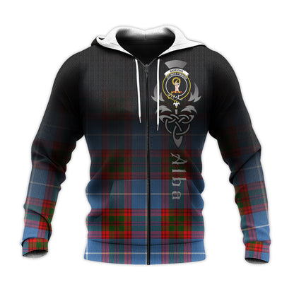 Printivon Skirving Tartan Crest Alba Celtic Hoodie