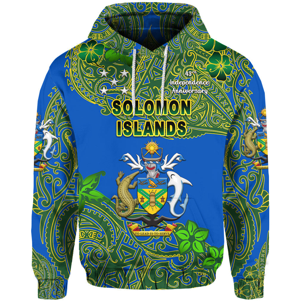 Solomon Islands Hoodie 43rd Independence Anniversary Unique Vibes