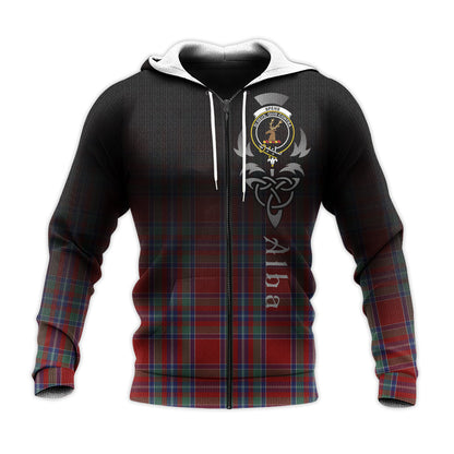 Printivon Spens Tartan Crest Alba Celtic Hoodie