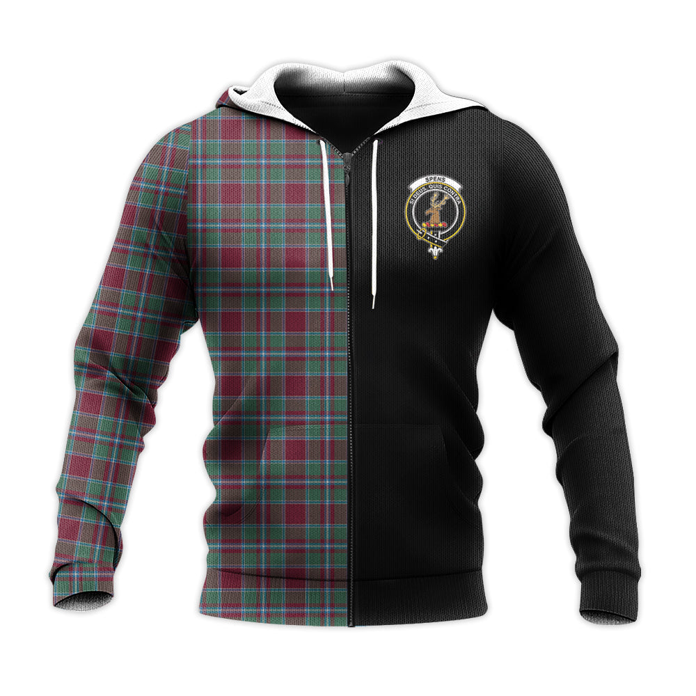 Printivon Spens Spence Tartan Personalize Half Hoodie