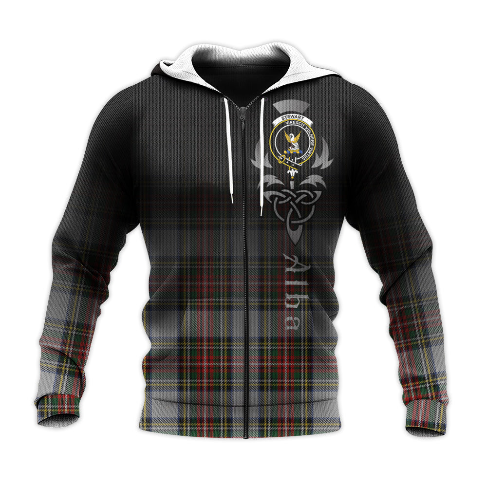 Printivon Stewart Dress Tartan Crest Alba Celtic Hoodie