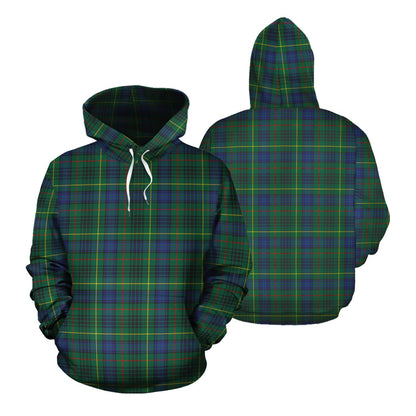 Printivon Stewart Hunting Modern Tartan Hoodie