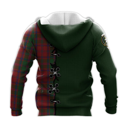 Printivon Stewart Of Appin Tartan Hoodie Lion Rampant And Celtic Thistle Style