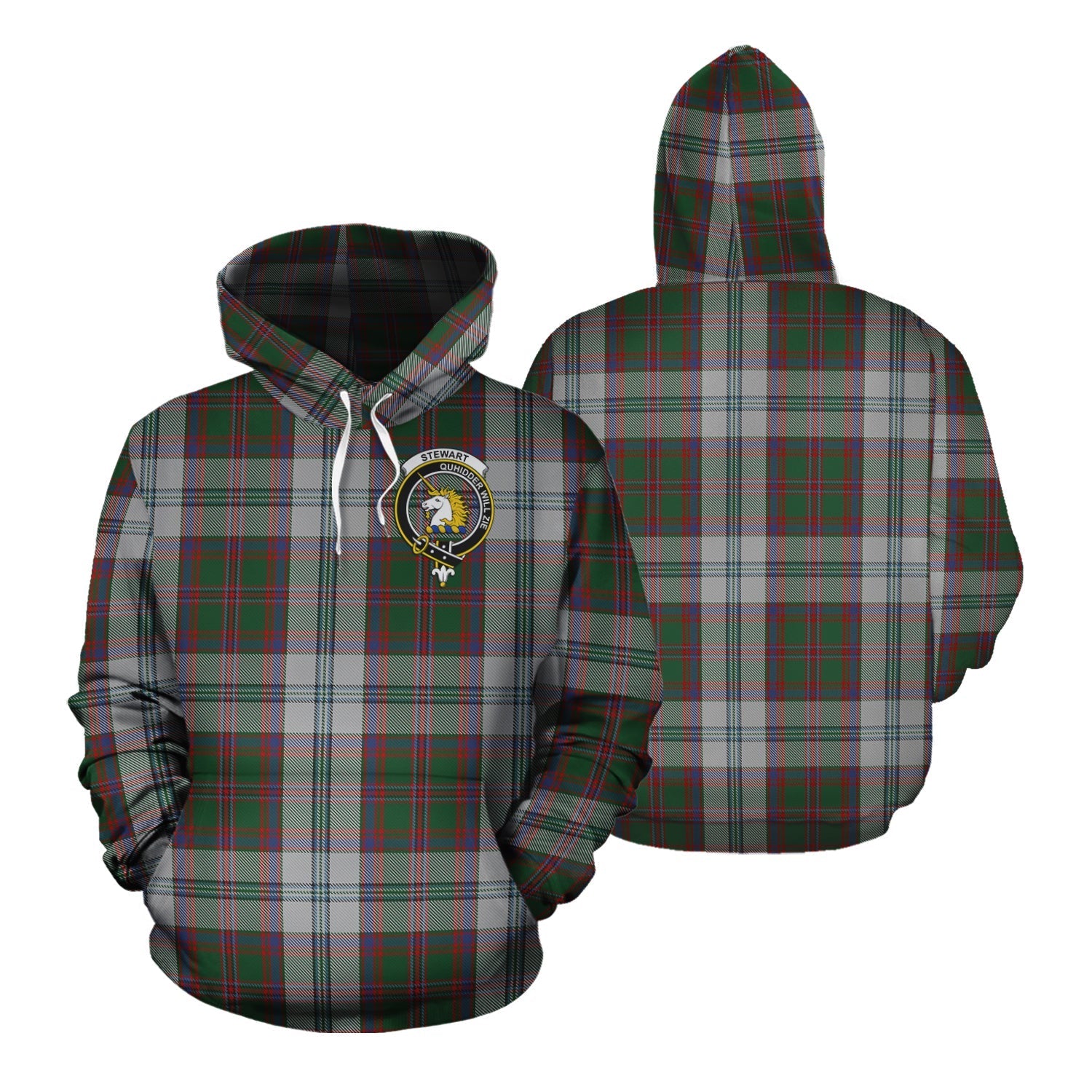 Printivon Stewart Of Appin Dress Tartan Hoodie