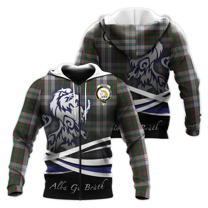 Printivon Stewart Of Appin Dress Tartan Scottish Lion Hoodie