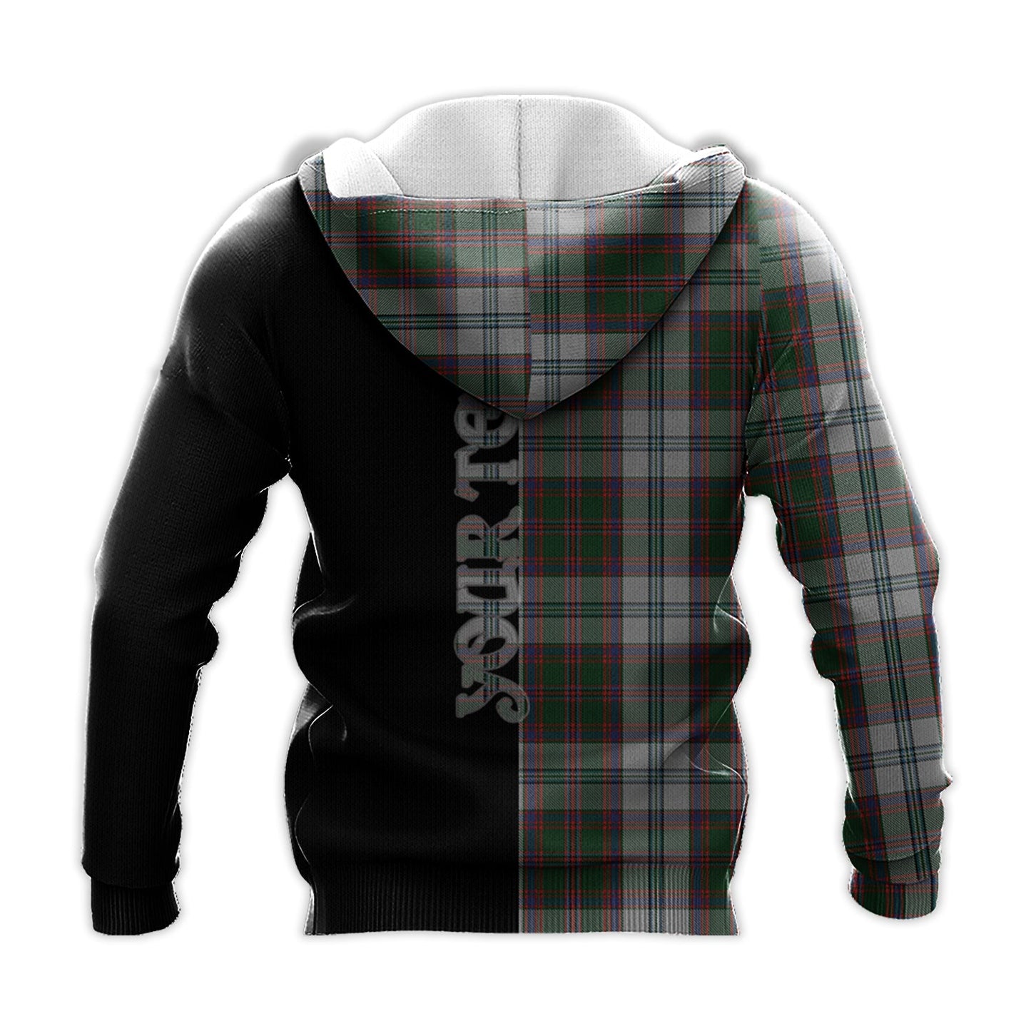 Printivon Stewart Of Appin Dress Tartan Personalize Half Hoodie