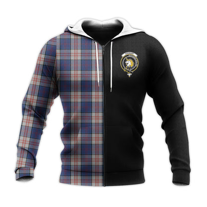 Printivon Stewart Of Appin Hunting Dress Tartan Personalize Half Hoodie