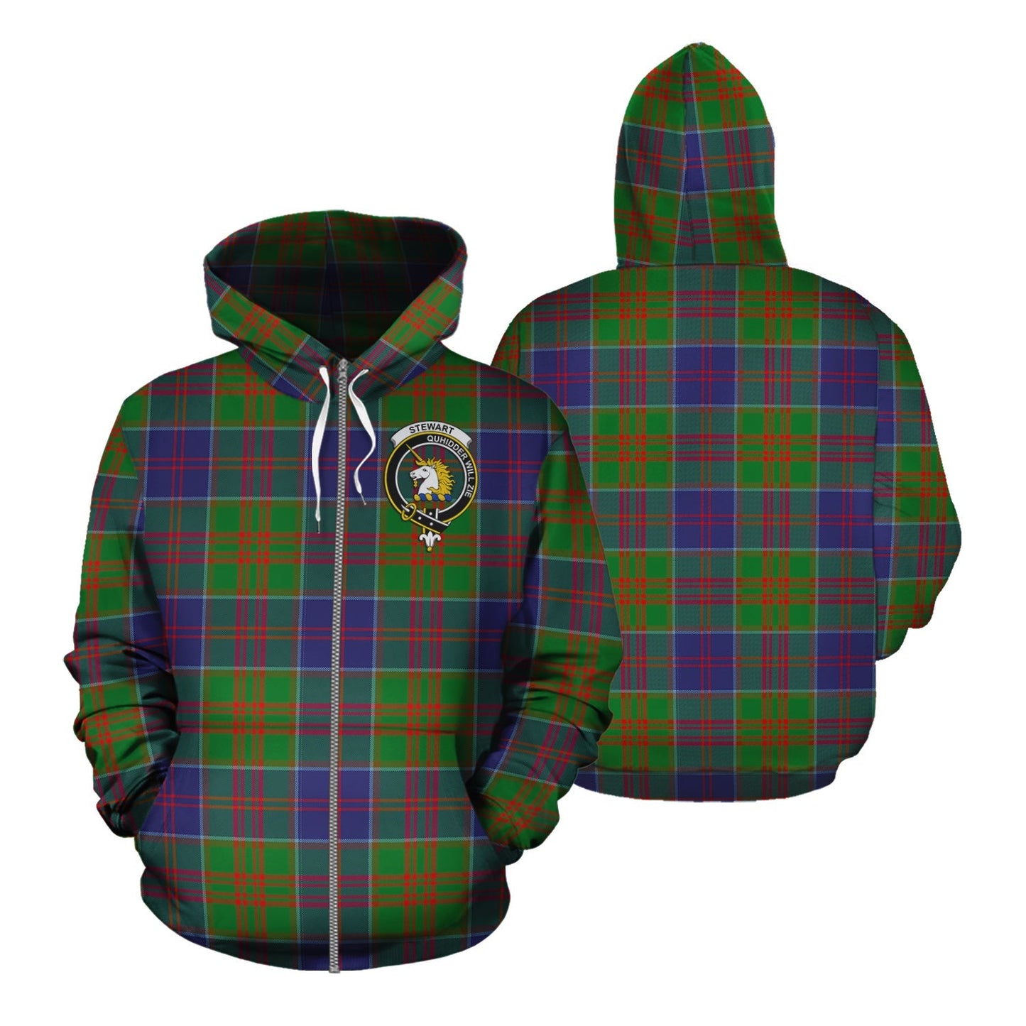 Printivon Stewart Of Appin Hunting Modern Tartan Hoodie