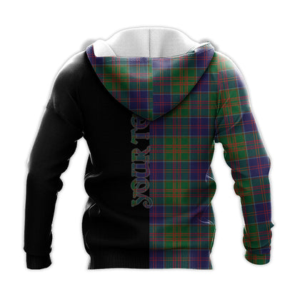 Printivon Stewart Of Appin Hunting Modern Tartan Personalize Half Hoodie